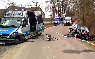 Niebezpieczne wypadki na drogach powiatu olsztyńskiego